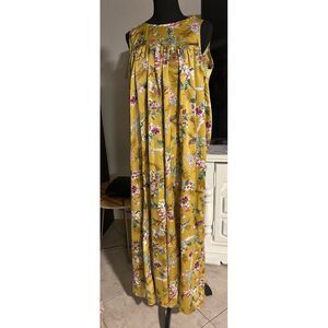 Easel floral wide leg jumpsuit size Meduim‎